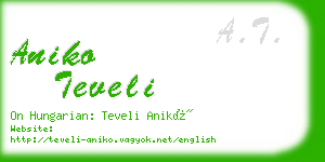 aniko teveli business card